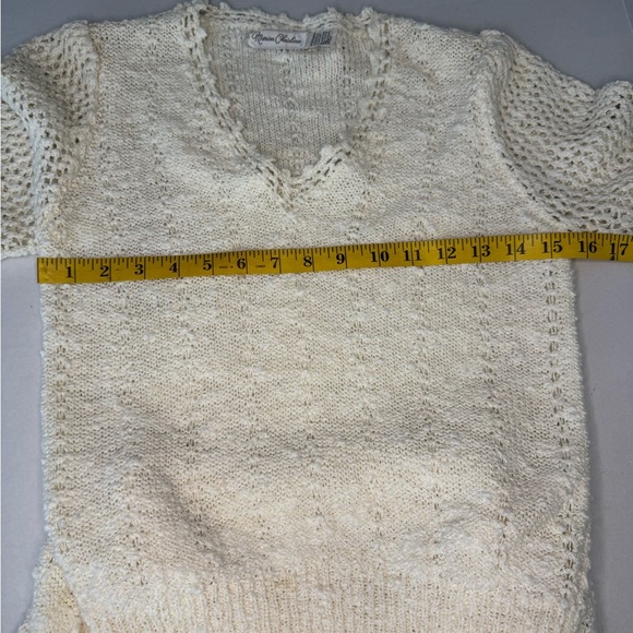 MARISA CHRISTINA VINTAGE V-neck henley sweater With Same Brand Skirt.  #181 - Picture 10 of 12